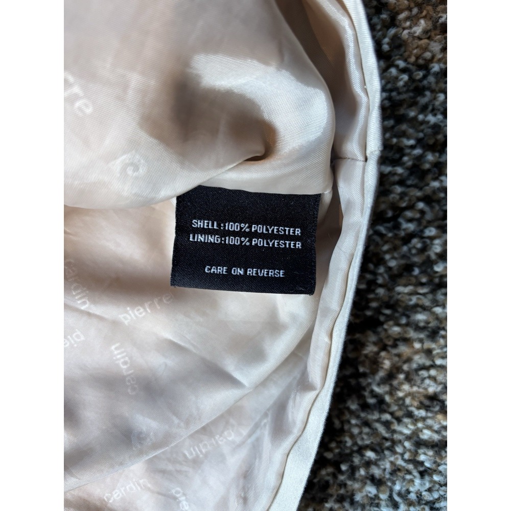 Pierre Cardin Mens Tan Full Zip Harrington Windbreaker Jacket Tan XL - Picture 5 of 6